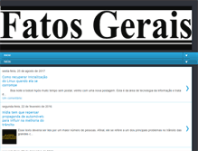 Tablet Screenshot of fatosgerais.com